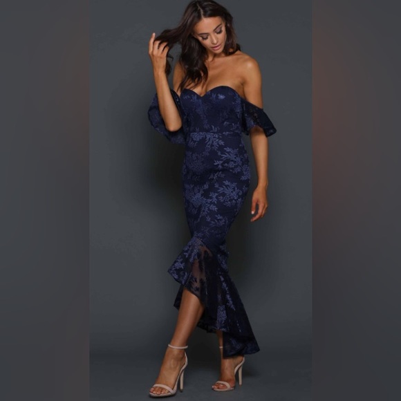 Beautiful Elle Zeitoune Dress in Navy, Size 6 (us size 0-2) - Picture 1 of 4